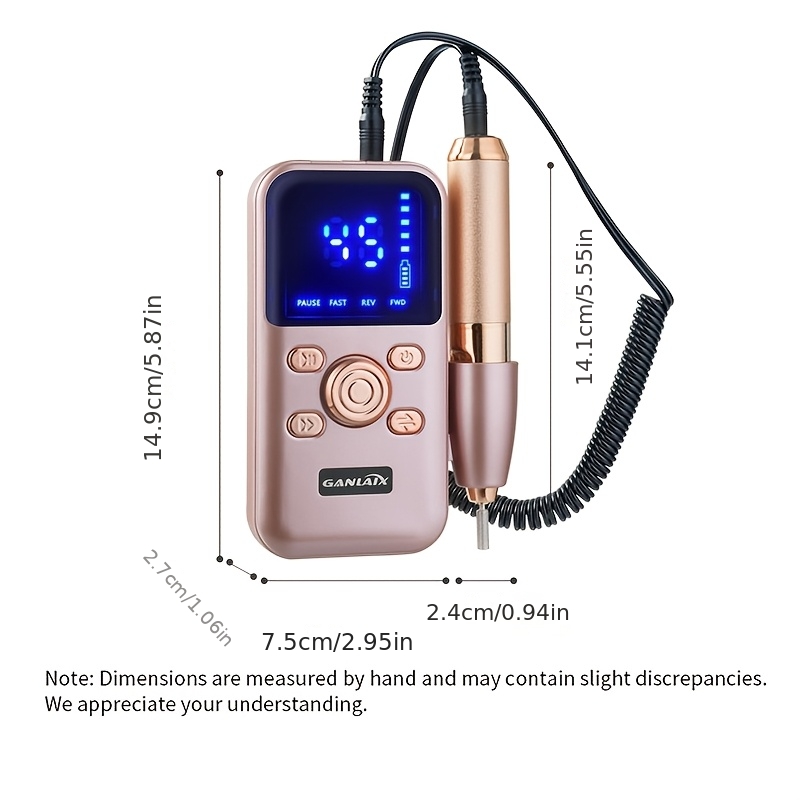 USB Rechargeable Electric Nail Drill Kit