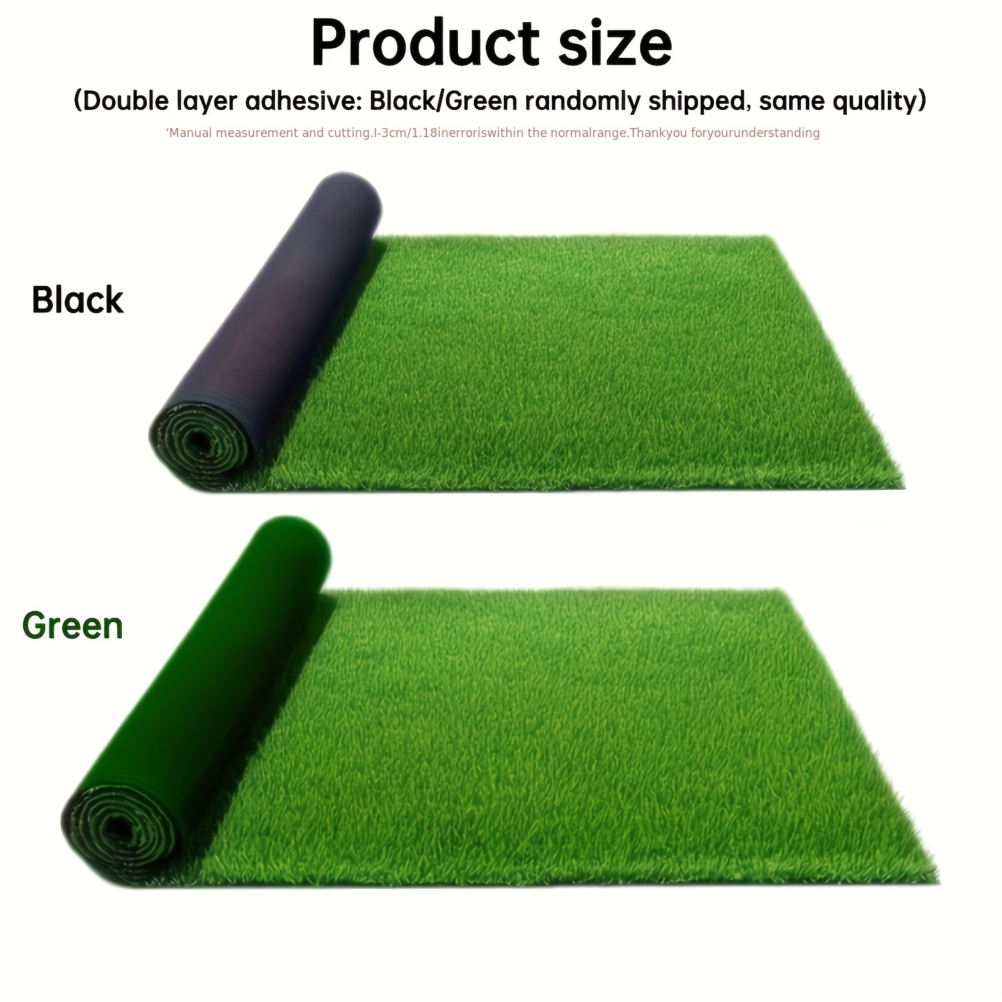 TEMU 39.37in X 157.48in Artificial Turf Mat, Thick And Durable - Realistic Appearance With Uv Protection And Drainage Holes For . Pet- Suitable For
