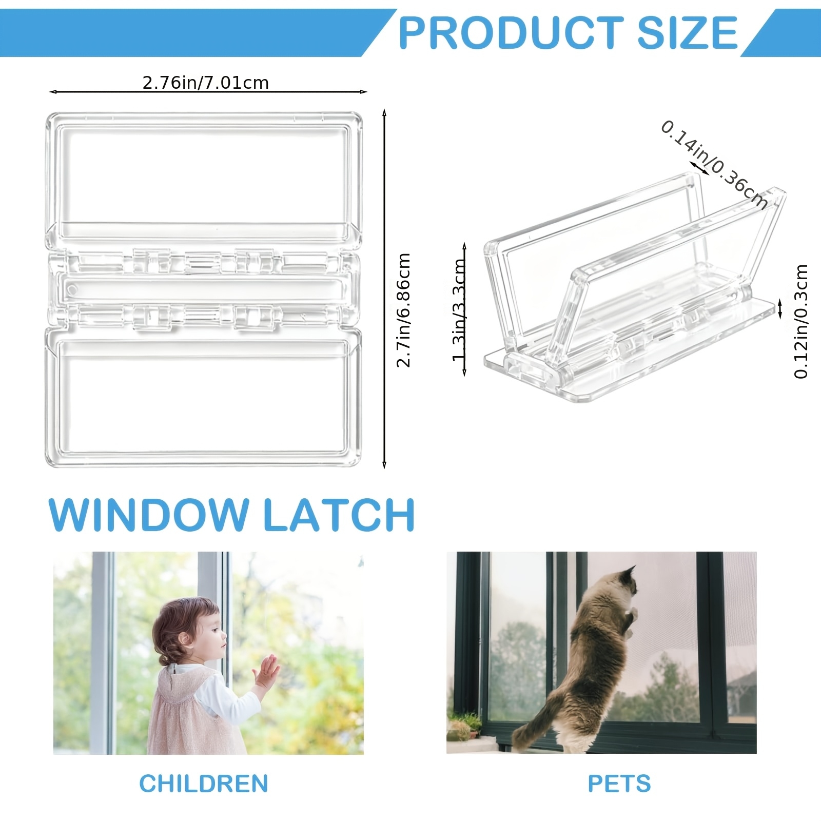 Sliding Door Lock for Glass Doors & Windows, Easy Installation