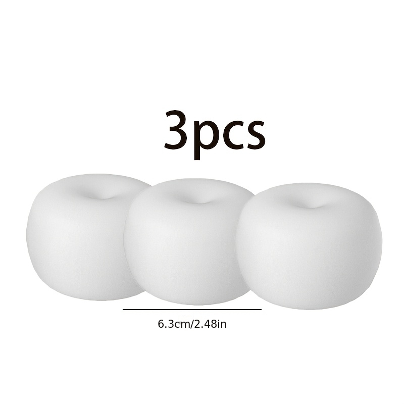 TEMU Set di 3 stampi non alimentari, stampi in silicone per resina, candele a forma di mela, ornamenti in gesso, stampi in silicone, scrivanie ,