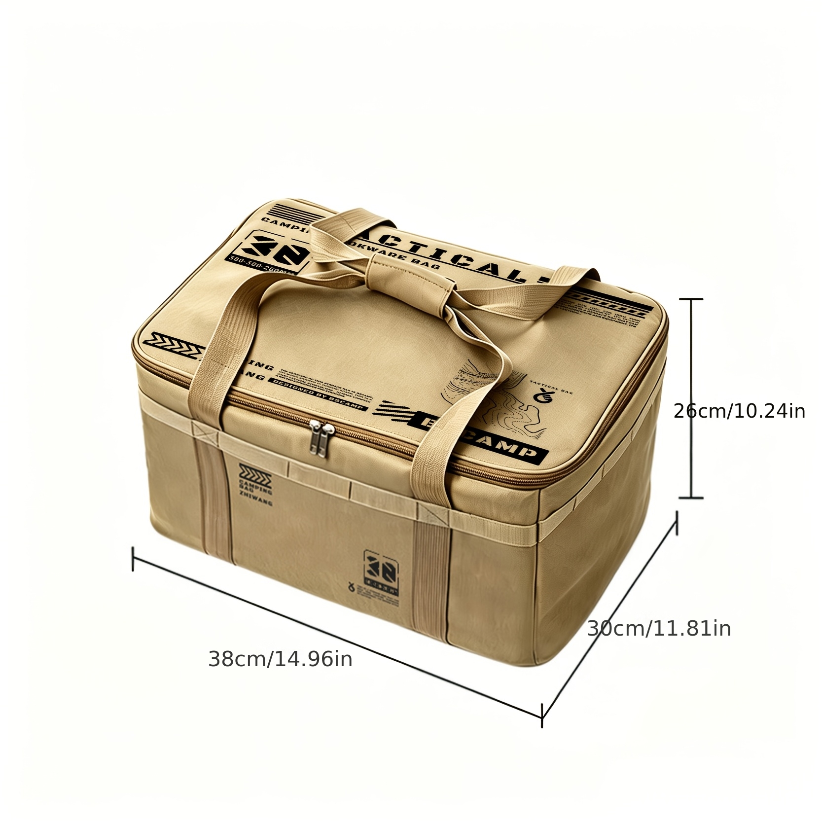 TEMU Ensemble de sacs de rangement tactiques d'extérieur grande capacité pour casseroles, ustensiles de cuisine, sac de rangement - pour cartouche de
