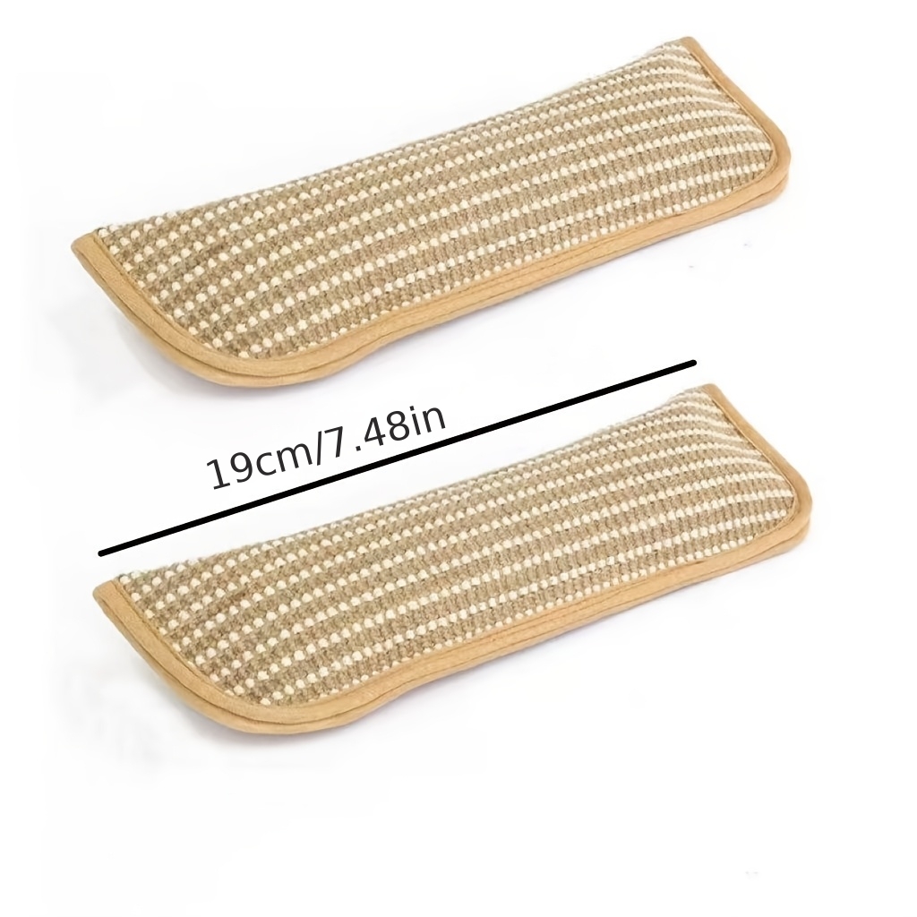 2pcs Cat Scratching Board Mat, Bite- And Shed-free 4-season Use, Interactive Toy Claw Sharpener, Self-entertaining Cat Bed Pad