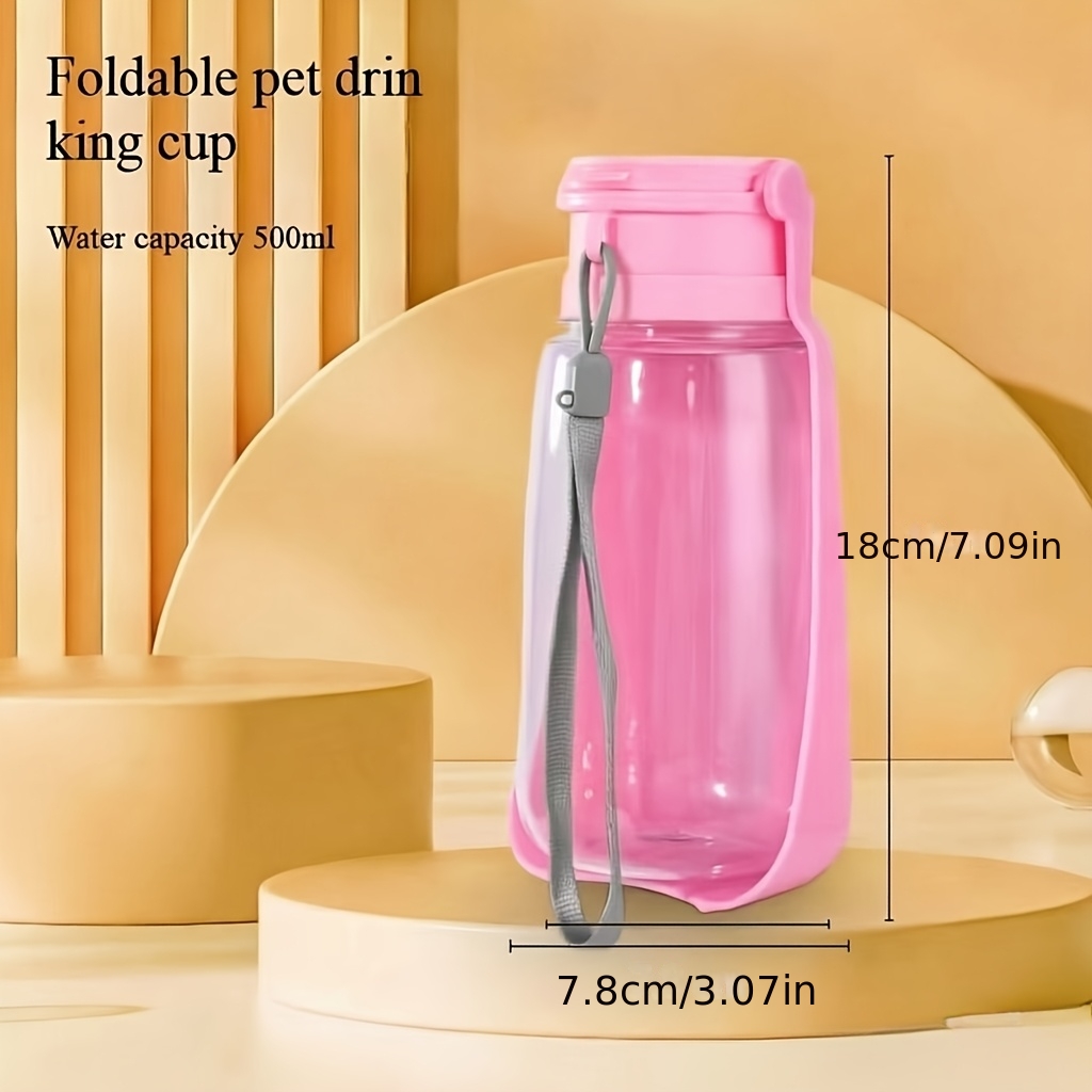 foldable pet water bottle portable dog travel cup large capacity leak proof drinking feeding bowl for outdoor   Product details 6