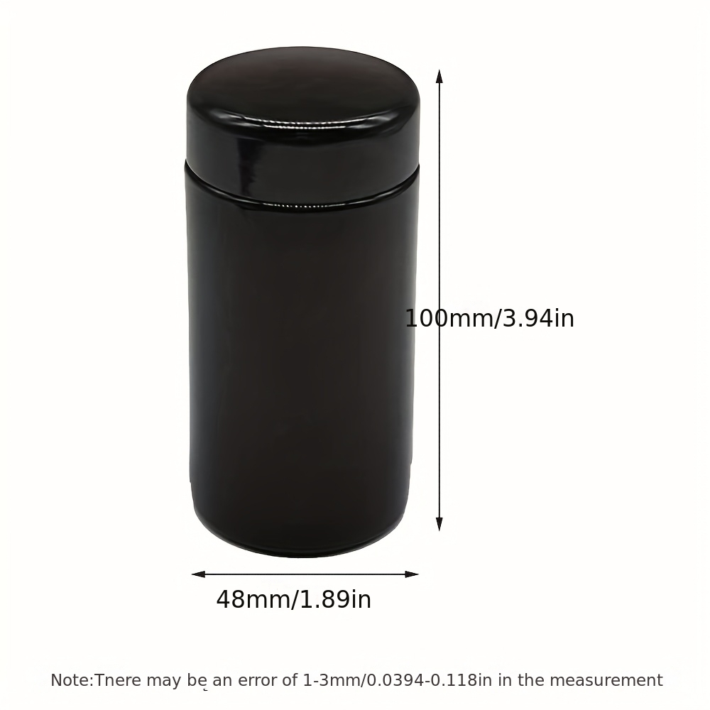 1pc 100ml Glass Jars Oil Jar Refillable Containers Box Storage Case Bottle
