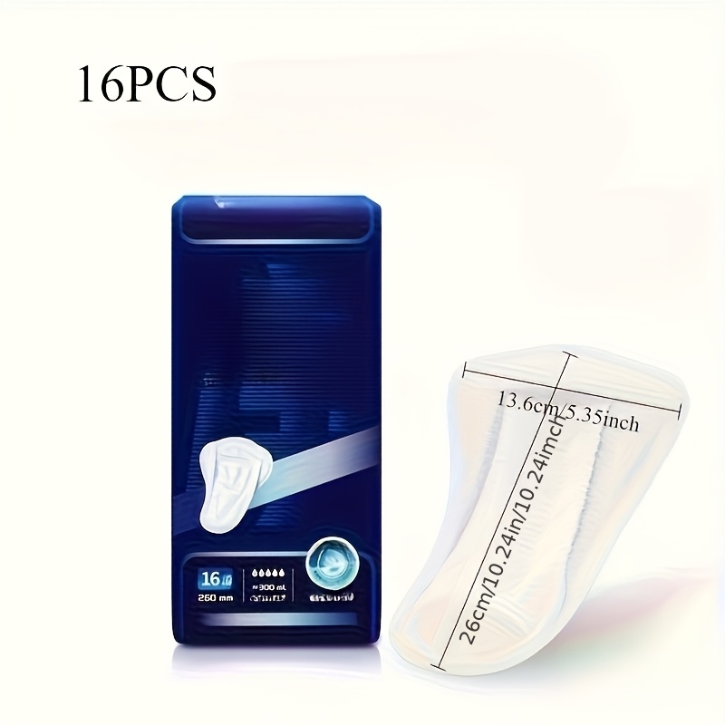 16pcs Men' Absorbent , Daily Outing Care Pads