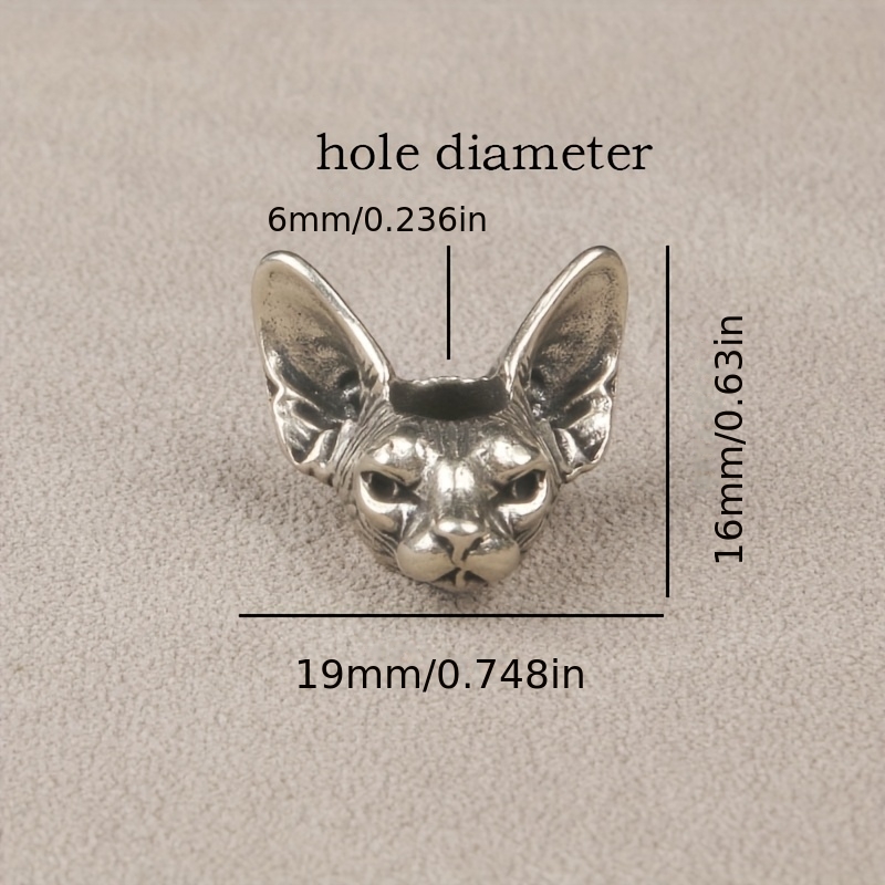 Copper Sphinx Cat Head Pendant - Intricate Copper , Decor Jewelry, No Electricity Needed, Perfect For Decor, Office Decoration, Sophisticated Design, Durable , Decorative Piece, Jewelry Lovers