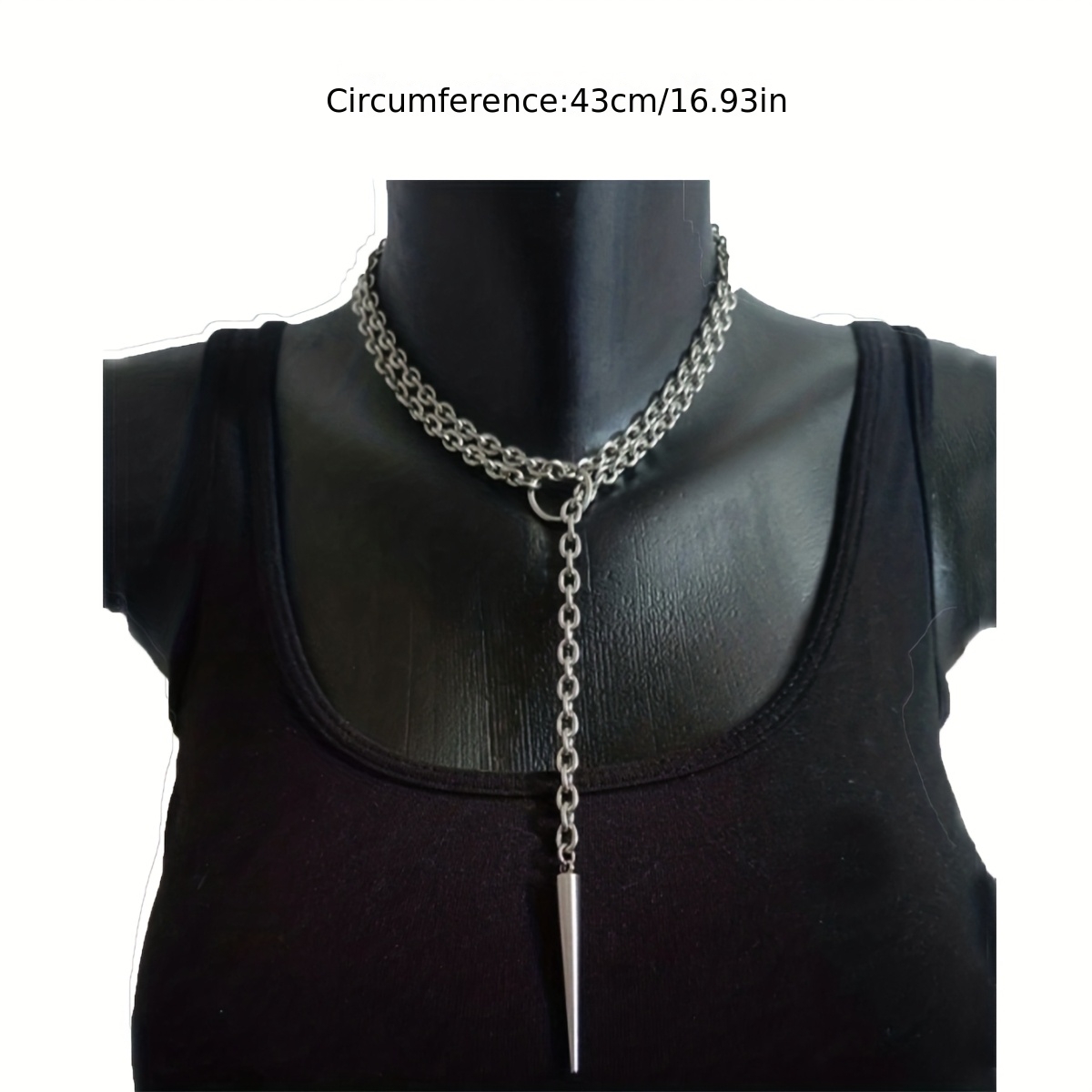 GILLNA Bat Choker Necklace, Gothic Punk Y2K Jewelry