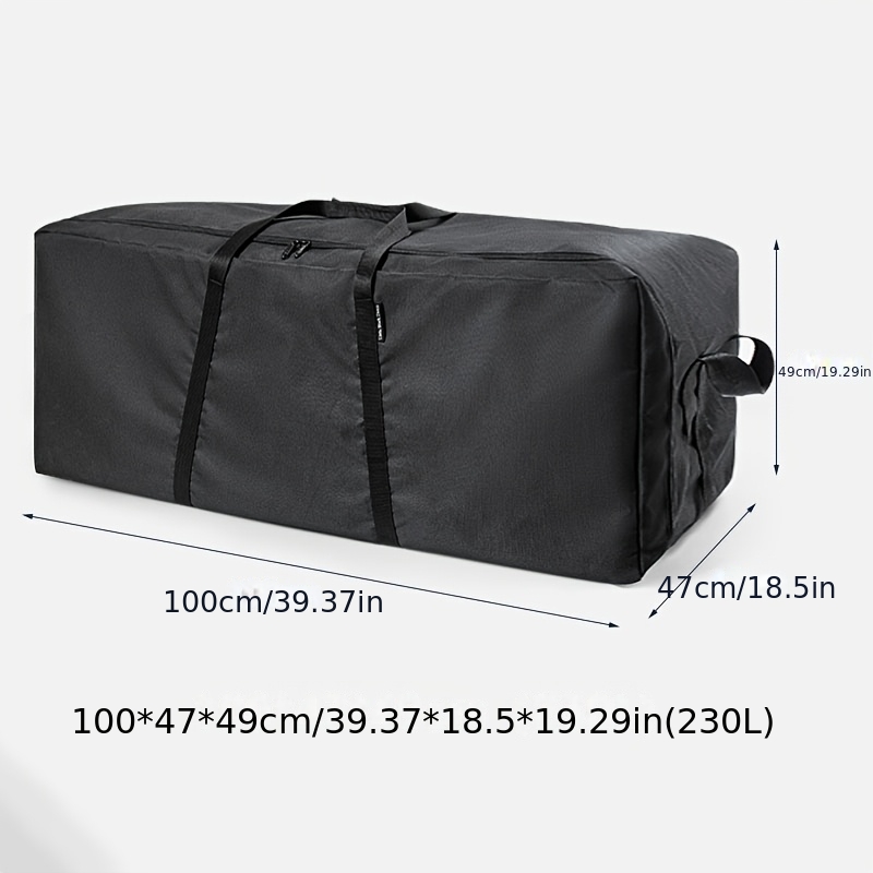 TEMU 1pc Outdoor Oxford Cloth Heavy-duty Wear-resistant Extra-large Capacity Camping Gear Storage Bag, Camping Table And Chair Set Bag, Travel Bag,
