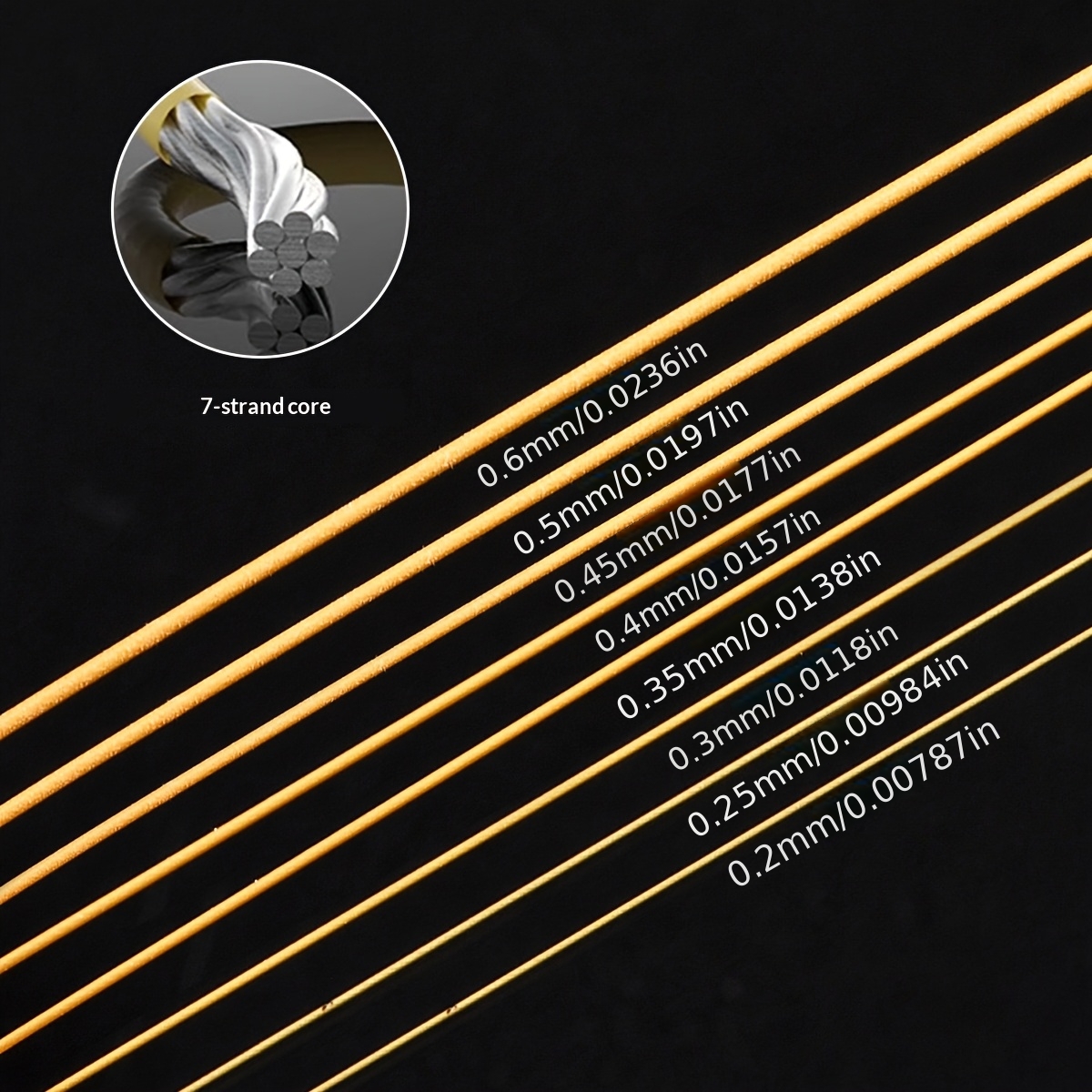 KMEOSCH Stainless Steel Beading Wire for Jewelry Making