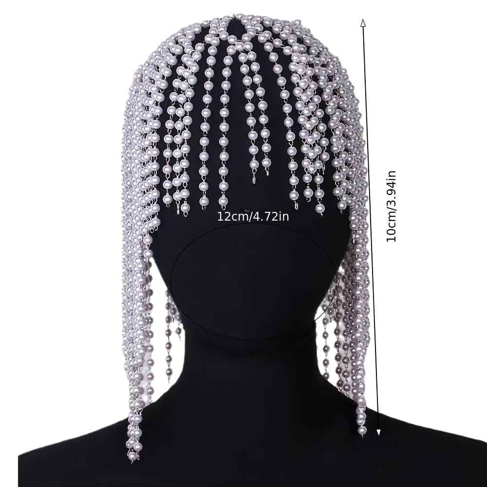 High-End Tassel Headpiece for Brides