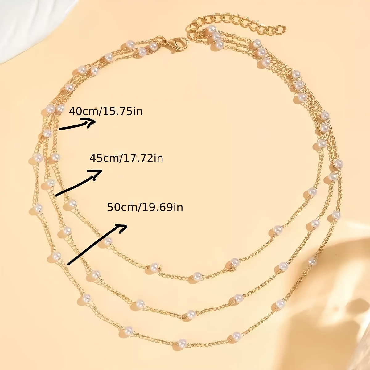 Women's Multi-Layer Chain Necklace, Minimalist Elegant Style