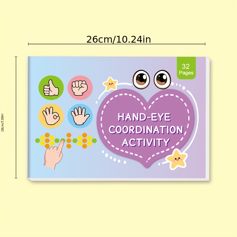 32 Pages Activities For Kids | Thinking Games | Bilateral Brain Development Exercises Focus & Reaction Exercises Of Motor Skills Through Games
