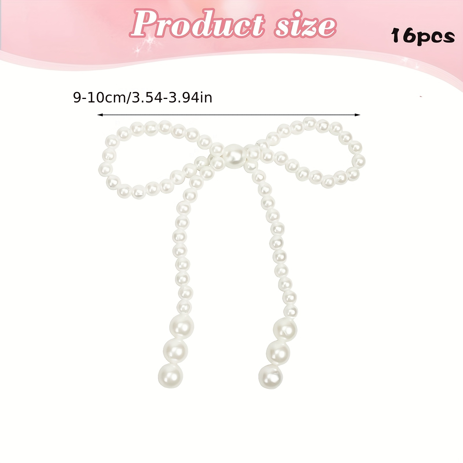 TEMU Set da 16 pezzi di ornamenti a forma di per punta d'albero - Elegante per albero di Natale, , matrimonio, decorazioni per feste di compleanno -