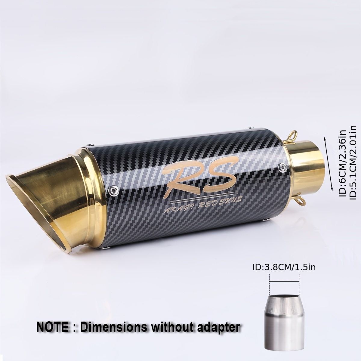 suitable for honda   cbr300   z900 universal 51mm   motorcycle exhaust pipe