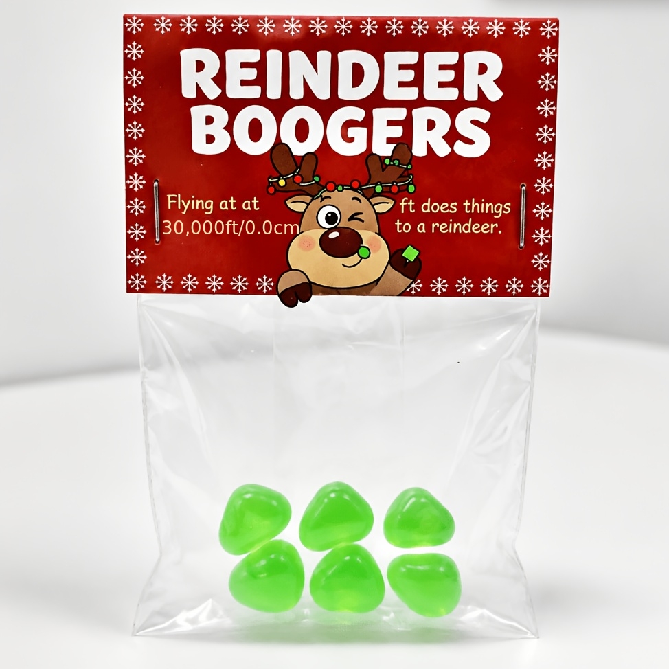 TEMU 1pc Funny Reindeer Green Round Racket Spoof Gift, White Elephant Exchange Gift, Perfect Christmas Stocking Filler, Humorous Gift For