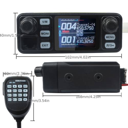 ic-980pro max двухдиапазонная мобильная радиостанция мини-автомобильный трансивер vhf uhf 144/430 мгц fm/am dtmf 1750 гц скремблер vox любительская мобильная радиостанция с чистым звуком многоканальная двусторонняя радиосвязь