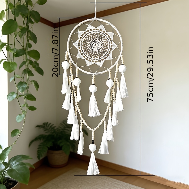 E-shop Handgefertigte Quasten-Hängedeko – Fransen-Wandanhänger-Ornament mit Quasten, geeignet für Hochzeiten, Weihnachten, Geburtstage, Babypartys –