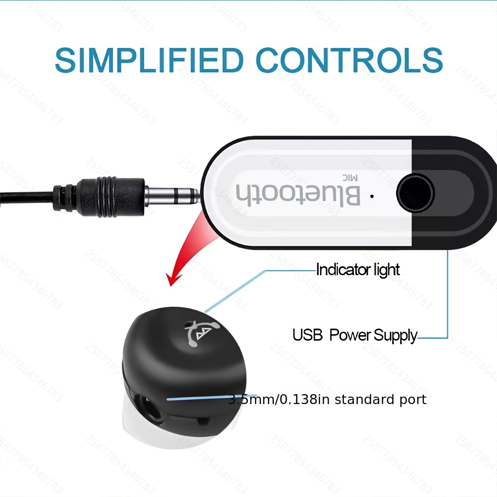 bt5 0 bluetooth receiver car bluetooth audio receiver no driver required plug and play amplifier bluetooth receiver connects mobile phones to car audio systems Product details 4
