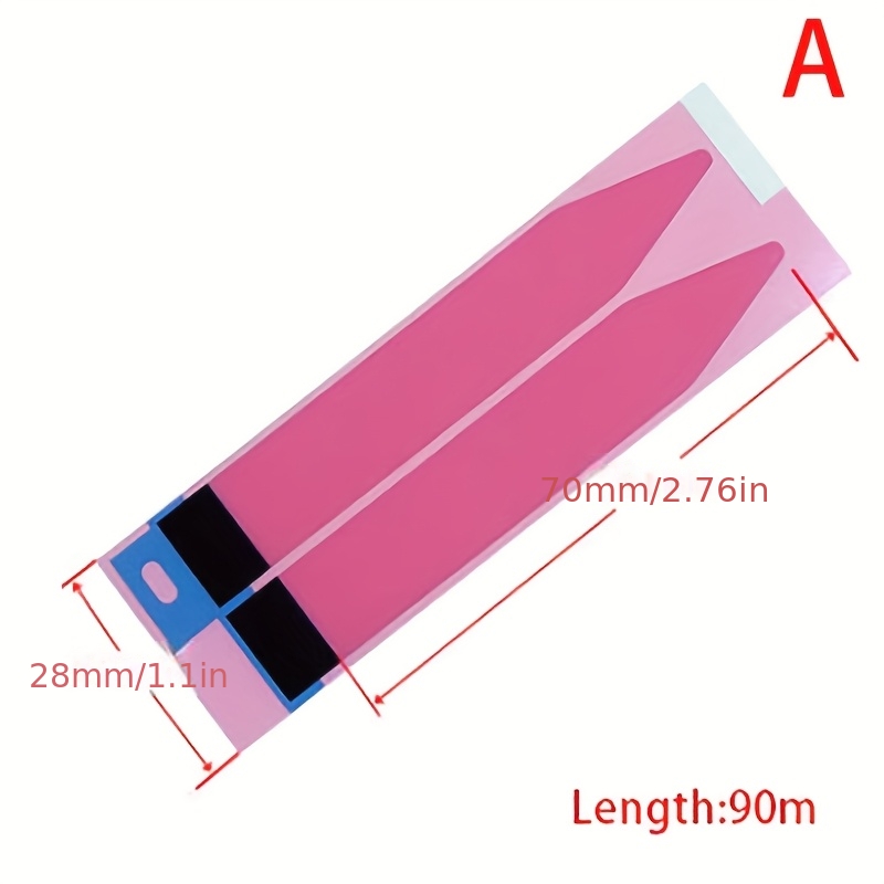 TEMU 10 pièces de ruban adhésif double face extensible couture pour batterie de téléphone portable