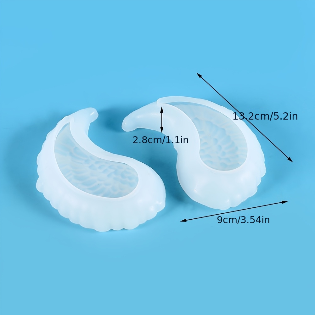 E-shop 2er-Set Flügel Silikonformen, Harzformen für Gips- und Betongießen, Geschenke für Heim- und Outdoor-Partys, Tischdekoration