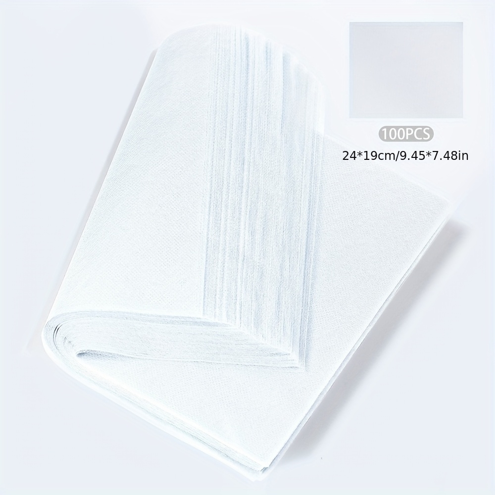 Image of 100 Sheets Nail Dust Collector Filter Paper Disposable Nail Dust Suction Collector Filters Nails Paper Sheets Portable Dusts Collectors Filter For Supplies Accessories