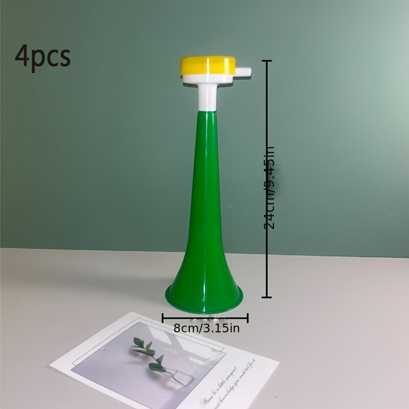 Image of 4pcs Set Of Retractable Multi-section Plastic Cheer Megaphones, And Combination Optional, Upgraded Durable Nozzle And Portable Football Game/ Cheer Shouting Artifact (random Color)
