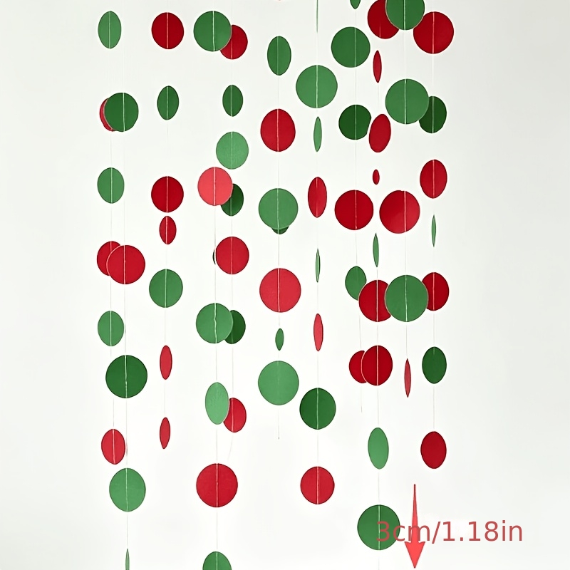 TEMU 30pcs Round Flat Hanging Ornaments , Suitable For Christmas Party, Halloween Party, New Year Party, Birthday Party, Wedding Celebration Party