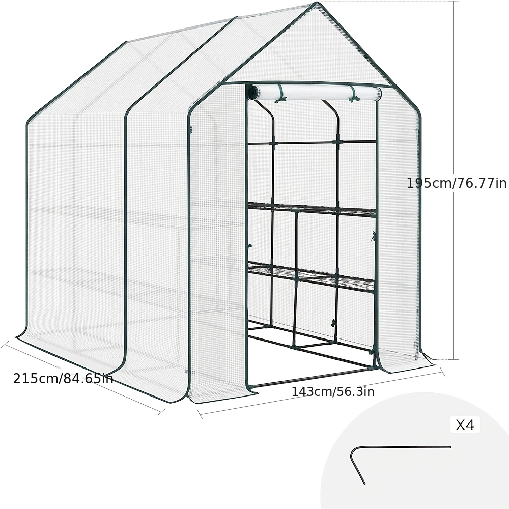 1pc Tomato Greenhouse, Garden Vegetable Greenhouse, Tear And Uv Resistant, Protected From , Stays Warm, Easy To Assemble, Suitable For Sowing And Cultivating Vegetables, Flowers, Etc.