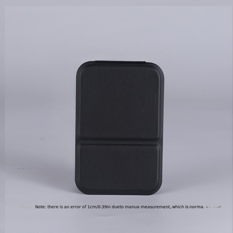 Foldable Mini HD Makeup Mirror with Adjustable PU Stand