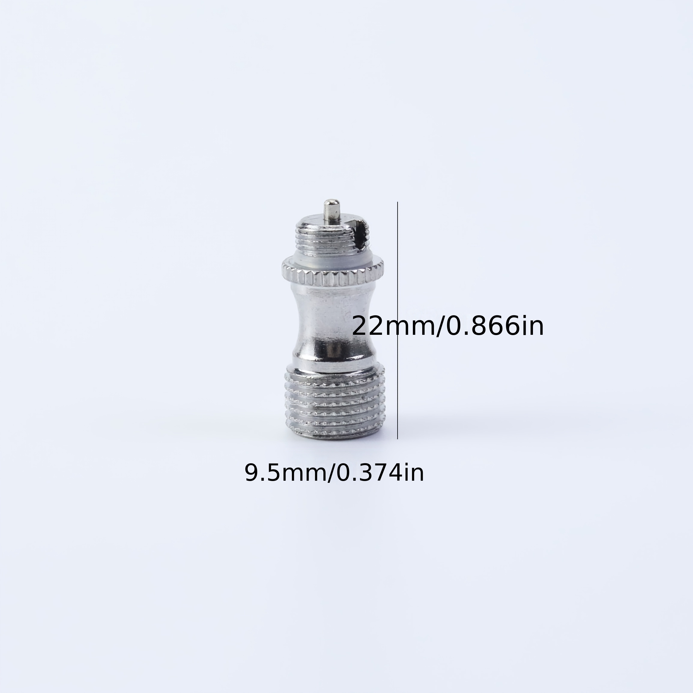 TEMU 1pc Spray Gun Dual Air Valve - Durable Metal Material, Precise Flow Adjustment, Suitable For Detailed Artwork And Painting Accessories