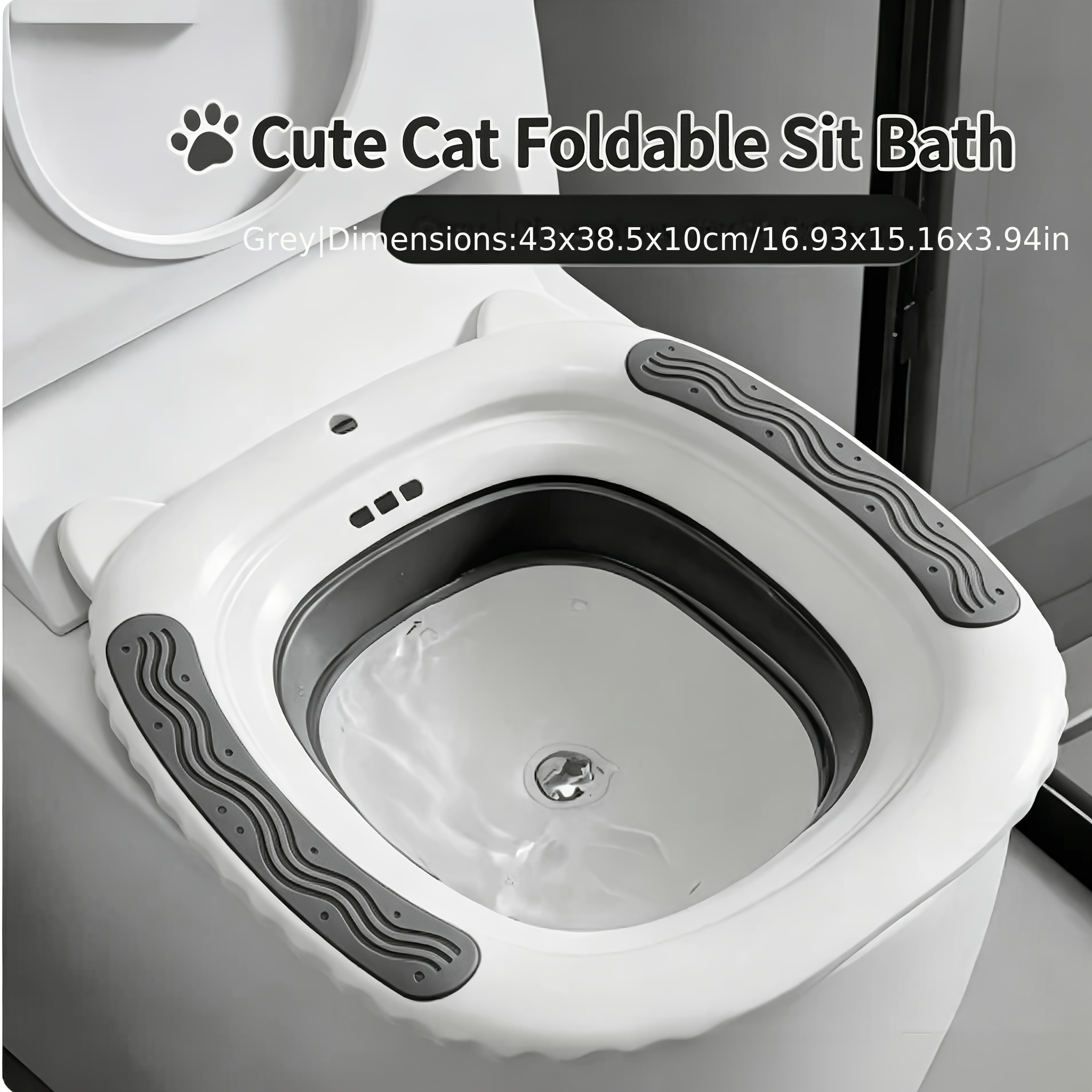 TEMU Vaschetta Bidet Pieghevole Senza Accovacciarsi / Scarico a Un Tocco / Lavante per Maternit� e Puerperio / Vaschetta Lavante per Intima del WC /