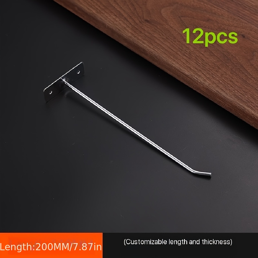 TEMU Thickened Metal Single-hook Wall-mounted Drying Racks - Heavy Duty Drying Racks, Rust-proof Electroplated Linear Drying Racks