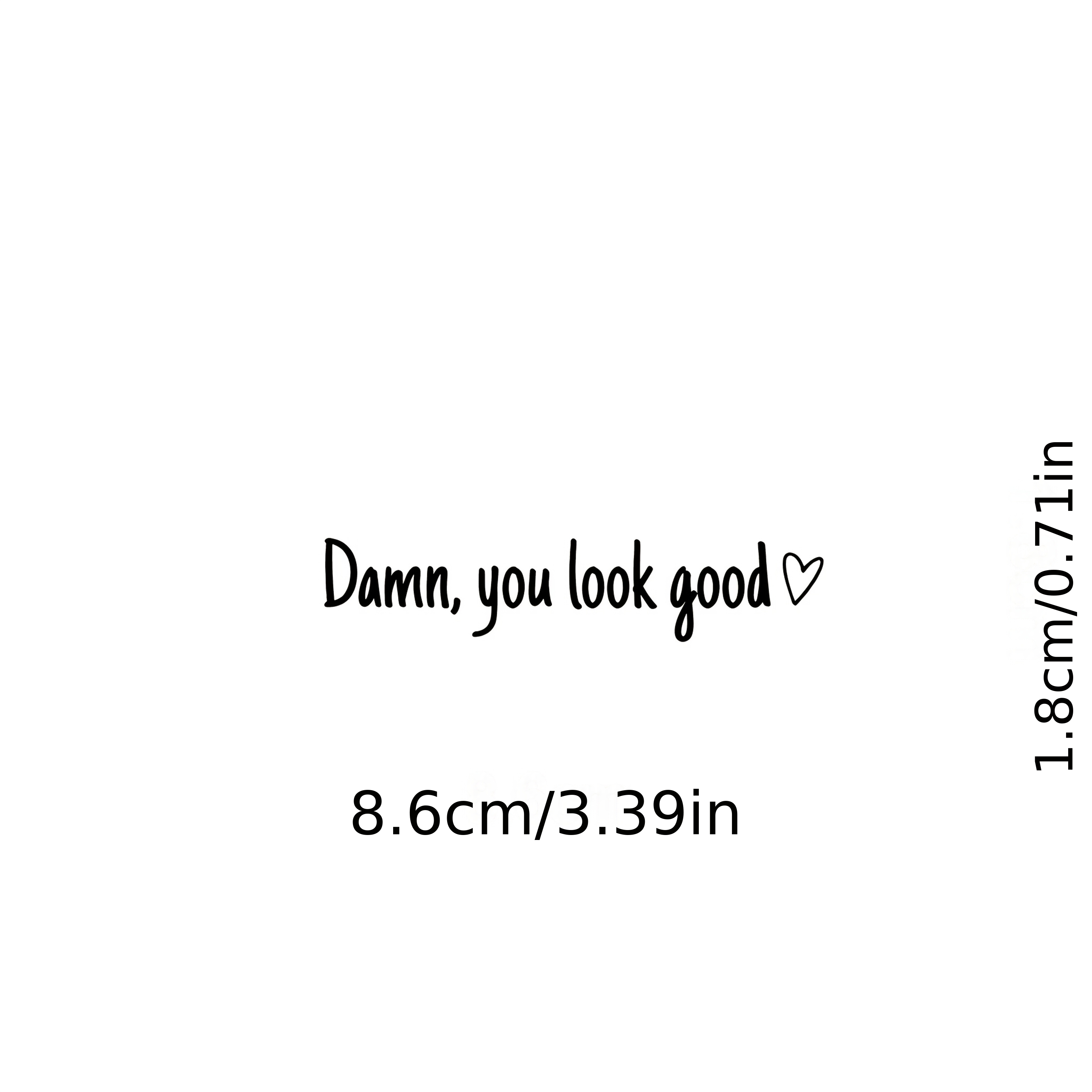 Image of " Car Sticker, Humorous And Fun, Rearview Mirror Decal - Suitable For Cars, Laptops, Trucks, Motorcycles, Computers, And Phones - The Gift