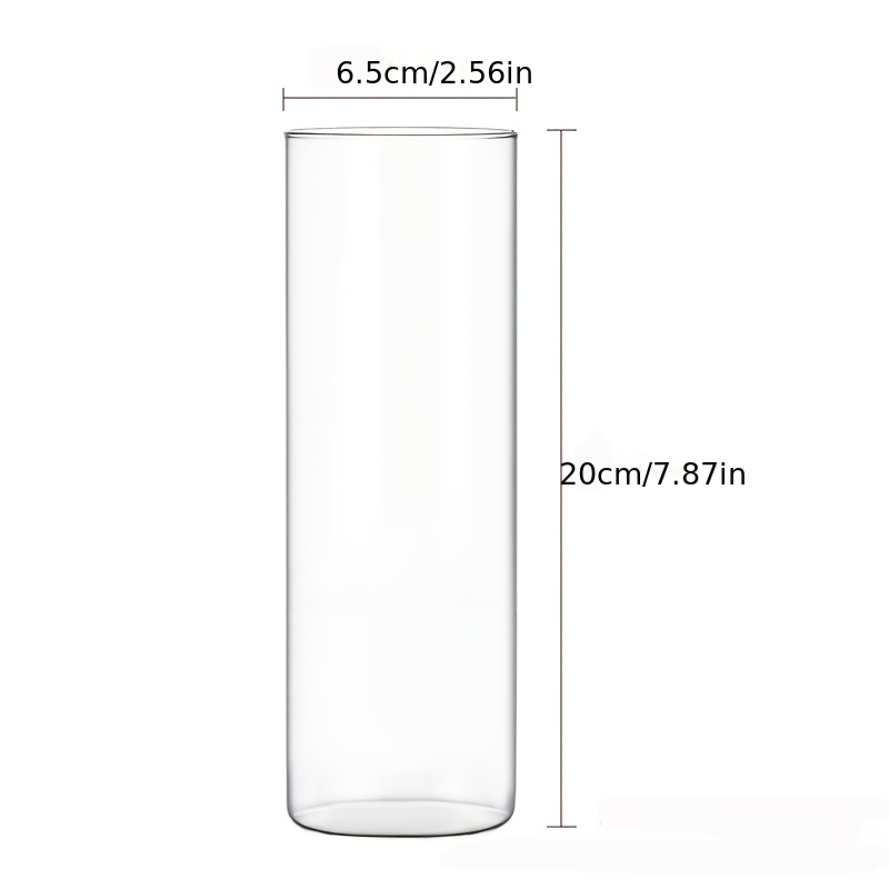 TEMU Vaso in vetro, Vaso decorativo, Vaso per piante idroponiche, Vaso per composizioni , Vaso per paesaggio acquario