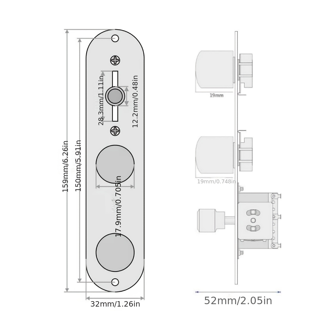 Pre wired guitar control board for TL electric guitar, 3-way switch, aluminum shaft 250K potentiometer, PVC connecting wire, carved metal knob (chrome plated), Telecaster Replacement Parts, Chrome Plated Knob, Sleek Control Panel, Reliable Connectors