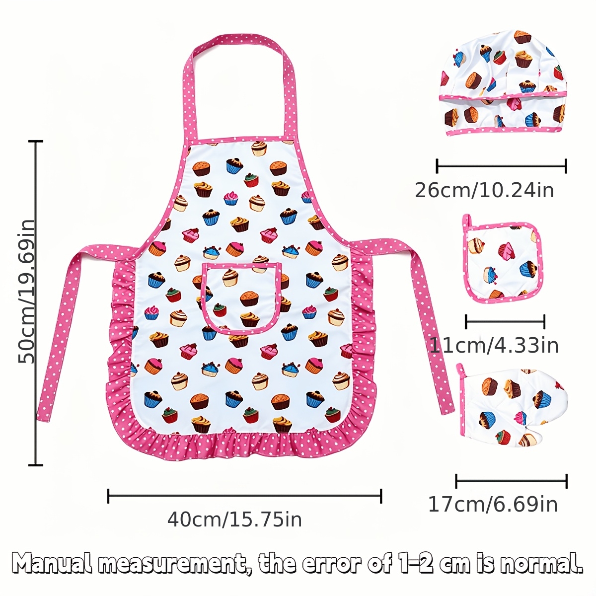 Pretend Kitchen Toys, Cooking And Baking Chef Game Apron Sets