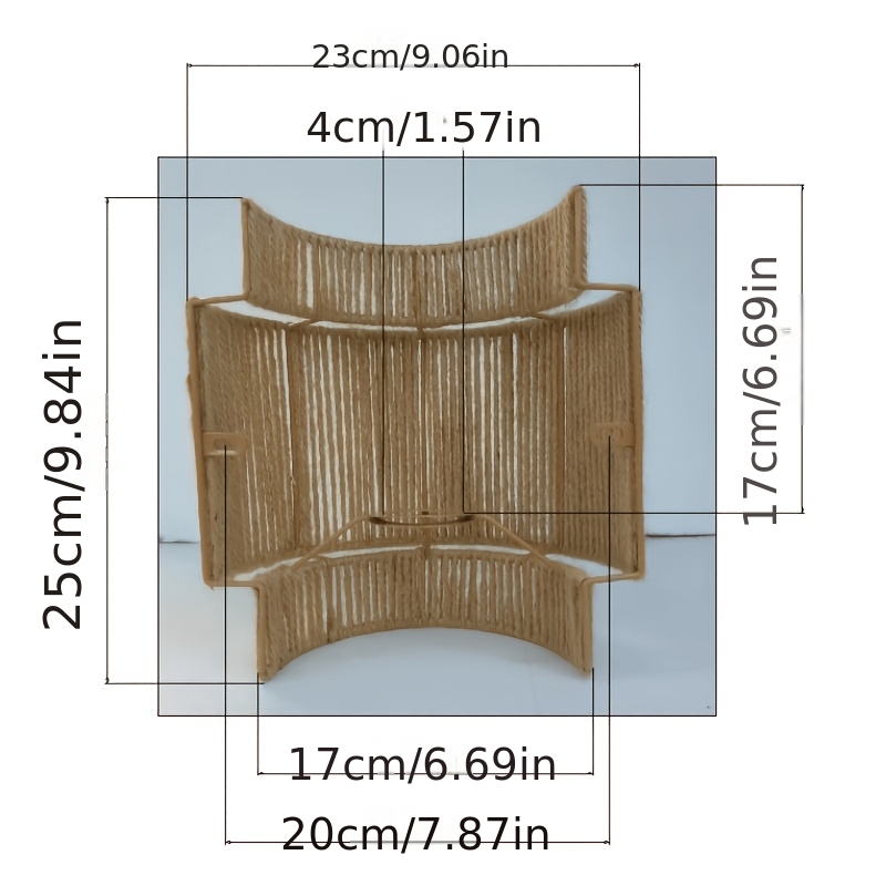 TEMU Paralampada da parete intrecciata (compatibile con portalampade E27 ed E26, anello porta lampadina)