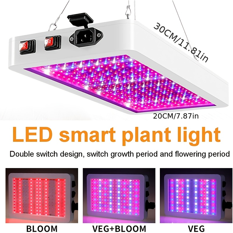 black white random 1000w high   led grow light 271 led   plant light with dual switch high   3 lighting     for all   of   indoor hydroponic plant grow light vegetable and flower