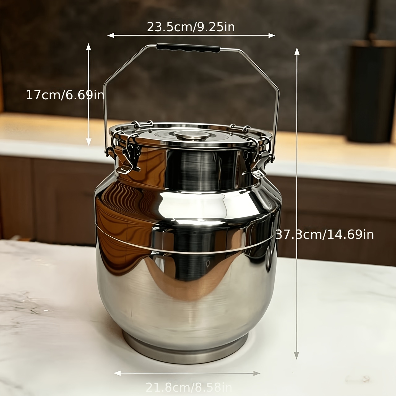 Image of Sealed Bucket, Storage And Transportation Bucket, Wine Bucket, Milk Bucket, Tea Canister, Flour Bucket, Oil Bucket, Moisture-proof, Transportation And Storage Container