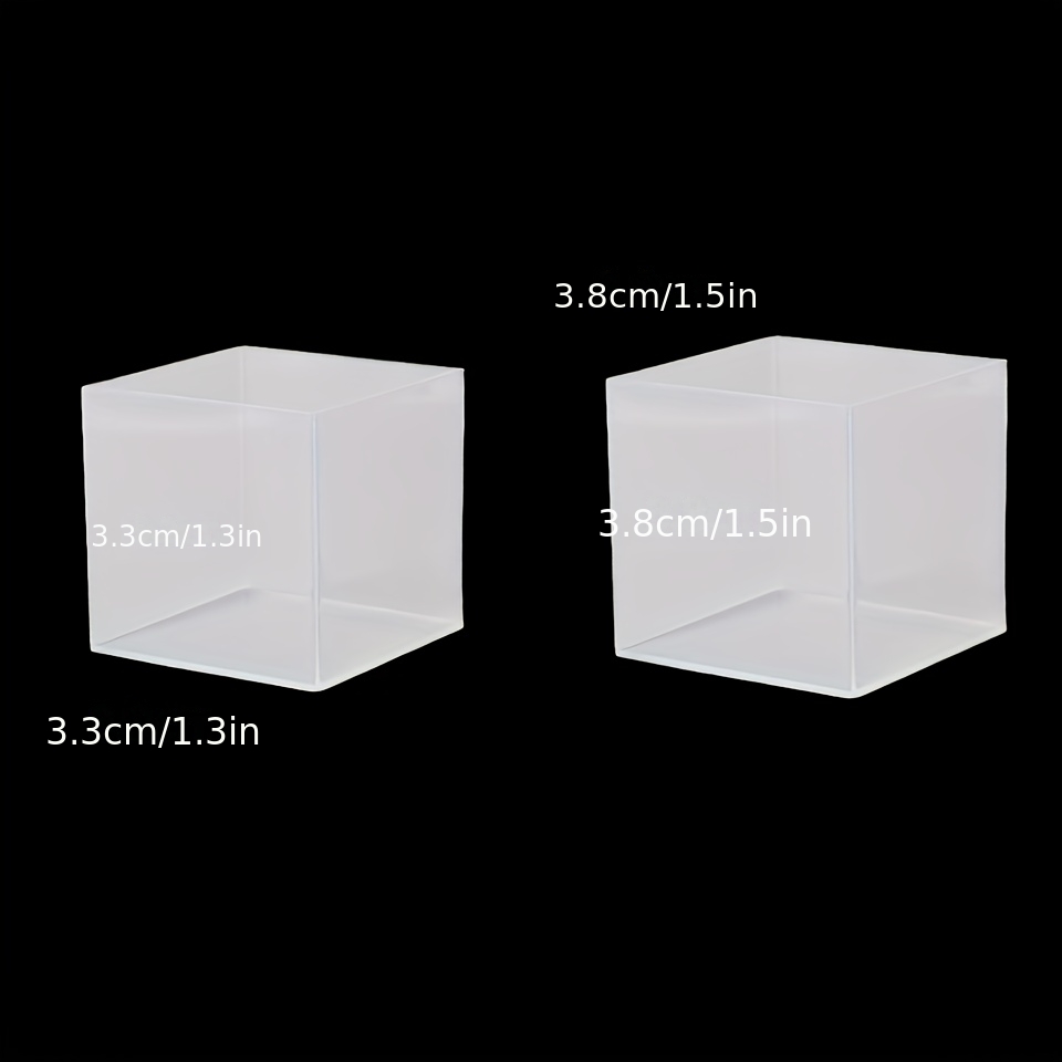 TEMU 2pcs Resin Silicone Molds, High Silicone Mold, Crystal Dropper Craft, Gypsum Candle Resin Mold, Resin Liquid Mold