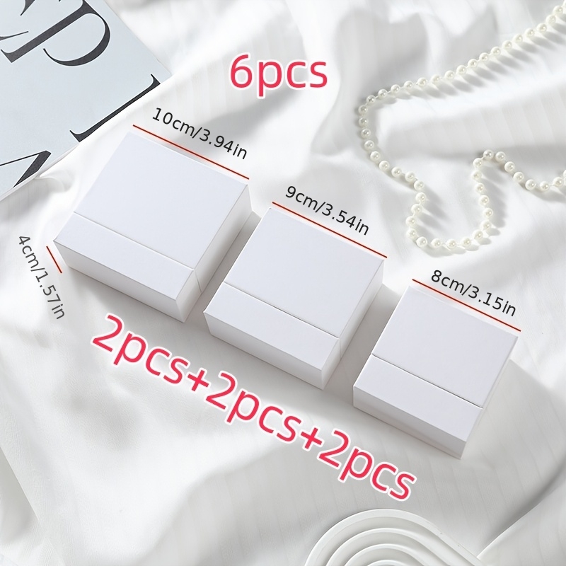 6pcs Custom Jewelry Storage Box with Your Brand Logo