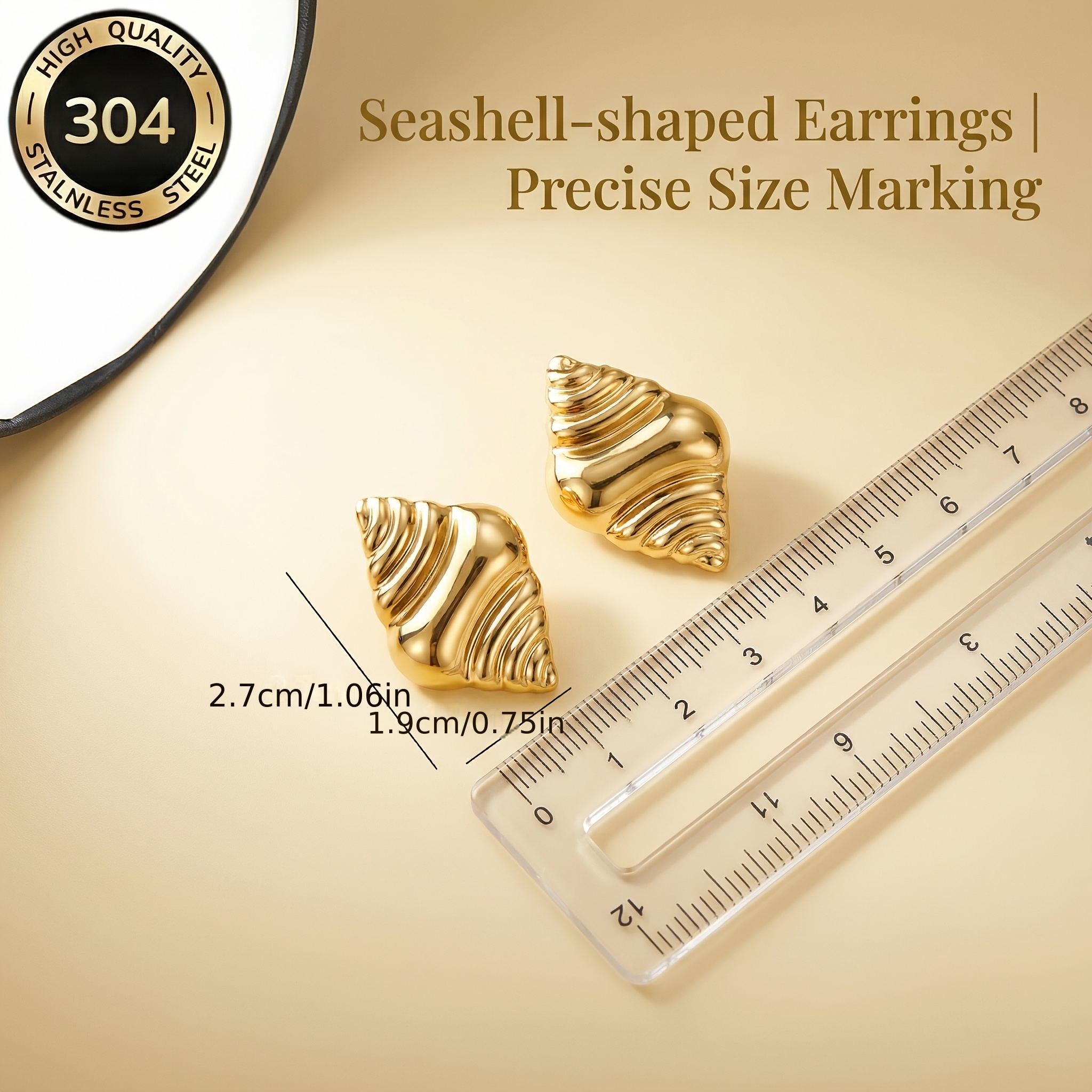 Women's Hypoallergenic Stainless Steel Earring, Perfect Gift
