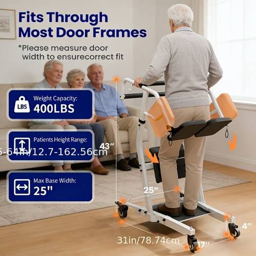 patient standing transfer unit sit to stand assist lift for seniors muscle home m013