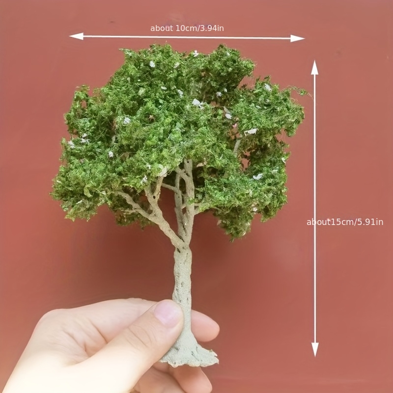 10-15cm Architectural Building Model Miniature Trees Scale Model Wire Realistic Tree For Ho N Train Scene Railway Layout Christmas Gift