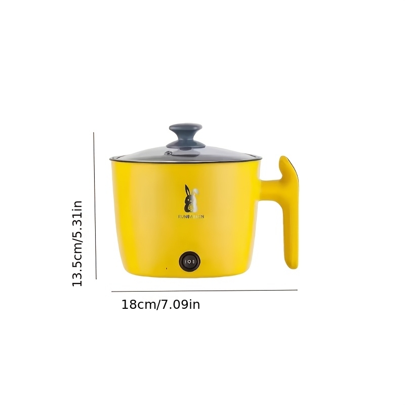 1 8l multi function electric hot pot combines steaming boiling frying and blanching anti dry burn non stick inner pot small electric cooker for   and home use serves 1 2 people Product details 2