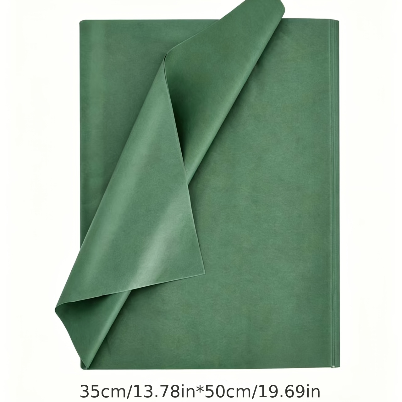 TEMU Nouveau papier de soie vert foncé de poire, utilisé pour de cadeaux, de fleurs, la Saint-Valentin, Noël, l'anniversaire, Pâques, , les sacs à
