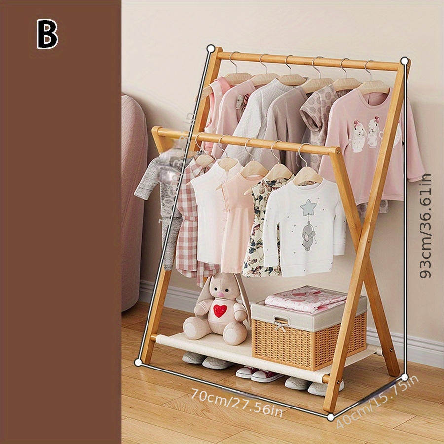 TEMU 折りたたみペット服収納ラック - 使用しない時のコンパクト収納に最適