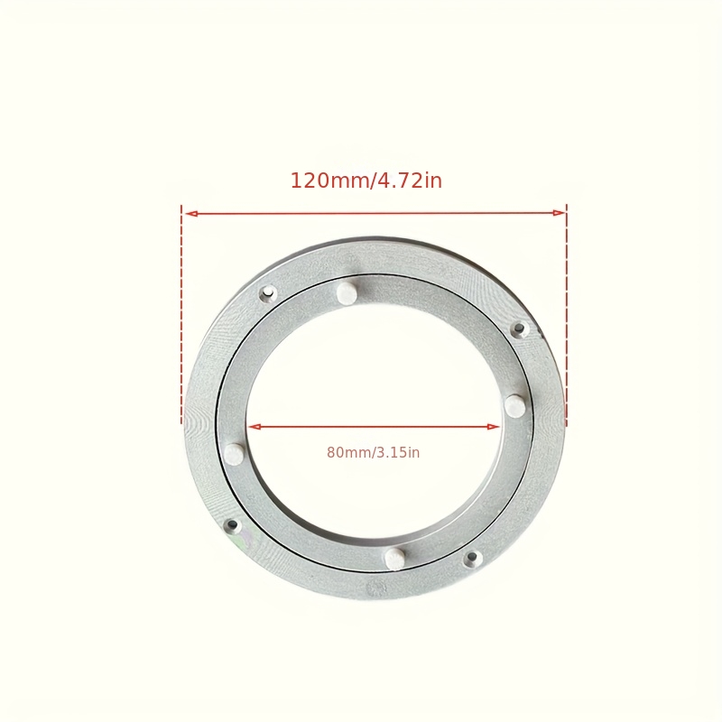 TEMU Round Turntable Ball Bearing Rotating Display Stand Showcase Rotating Base Dining Table Turntable Base Accessories