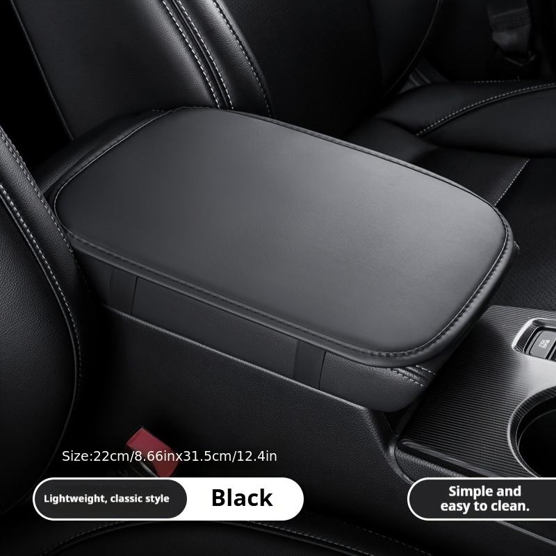 TEMU 1pc Universal Car Center Console Armrest Cover, Lightweight Thin Style, Durable, Non-slip Protective Sleeve, Suitable For Sedans, Family Cars,