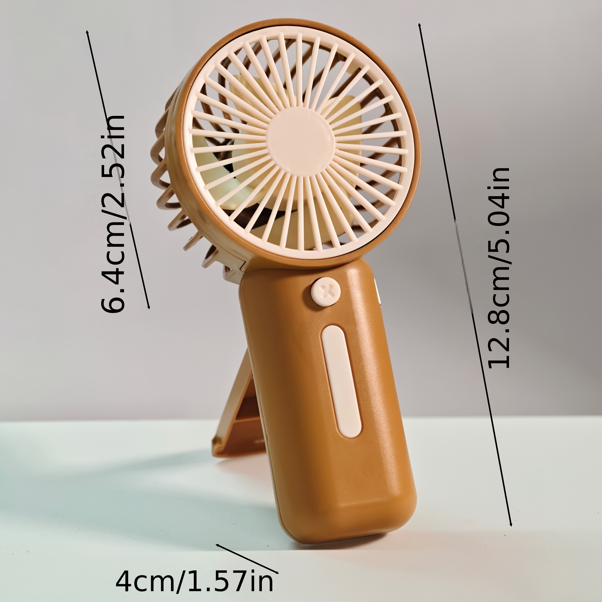 Mini Ventilador Portátil de Mano Disponible en 4 Colores - Portátil y Compacto (Sin Costo) - Adecuado para Múltiples Escenarios